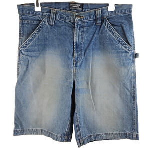 VTG Architect Shorts Men's 36 Blue Jean Jorts JNCO Style 90s Baggy Hip Hop Y2K